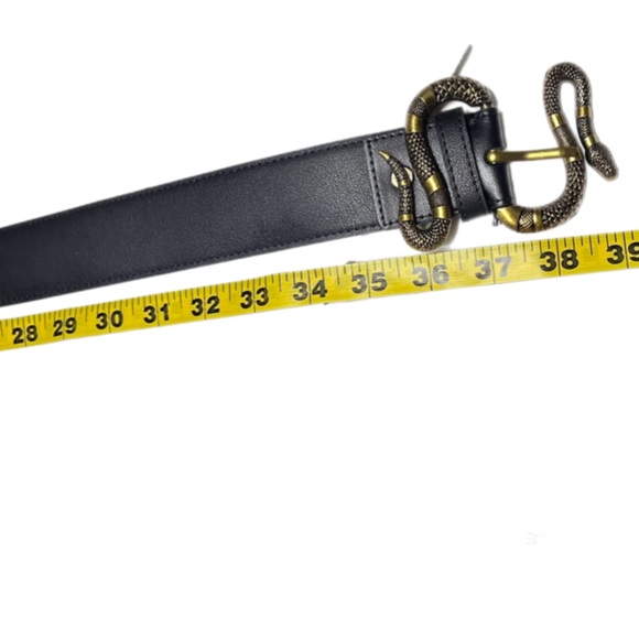 GUCCI Leather Snake Belt - Picture 16 of 16
